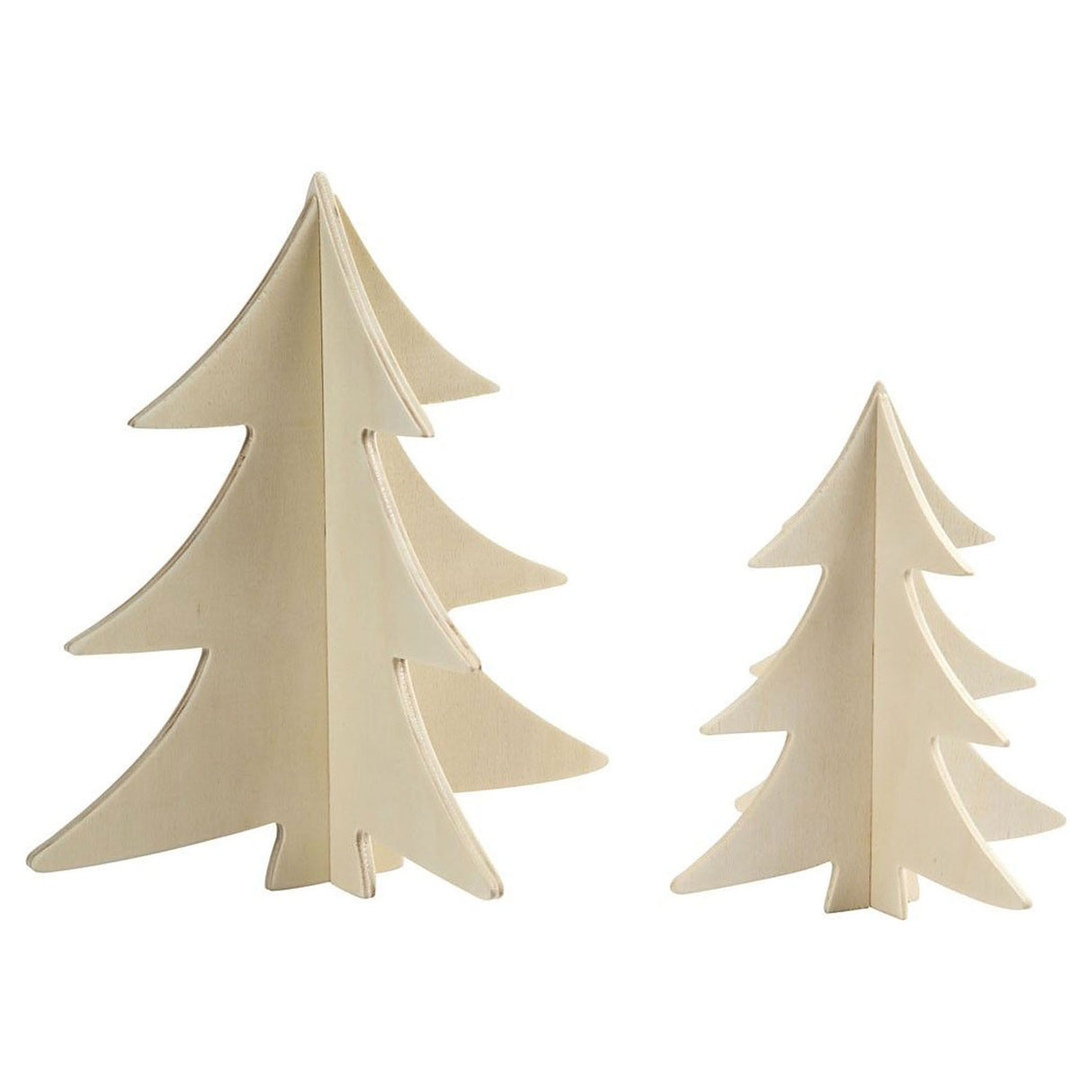 Kreativunternehmen https: www.cchobby.nl Weihnachtsbäume-H-13-18-cm-2-Stück-1-Box