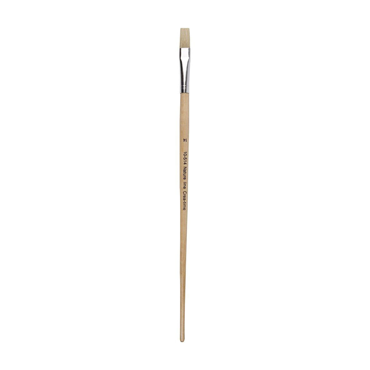 Creativ Company Nature Line Pinsel, Größe 14, L: 32 cm, B: 12 mm, langer Stiel, 12 Stück 1 Box