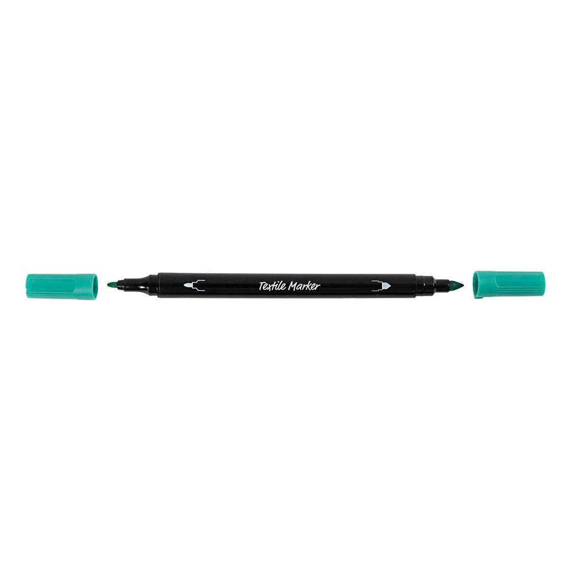 Creativ Company Textilmarker, Strichstärke 2,3 + 3,6, Standardfarben, 6 Stück 1 Box