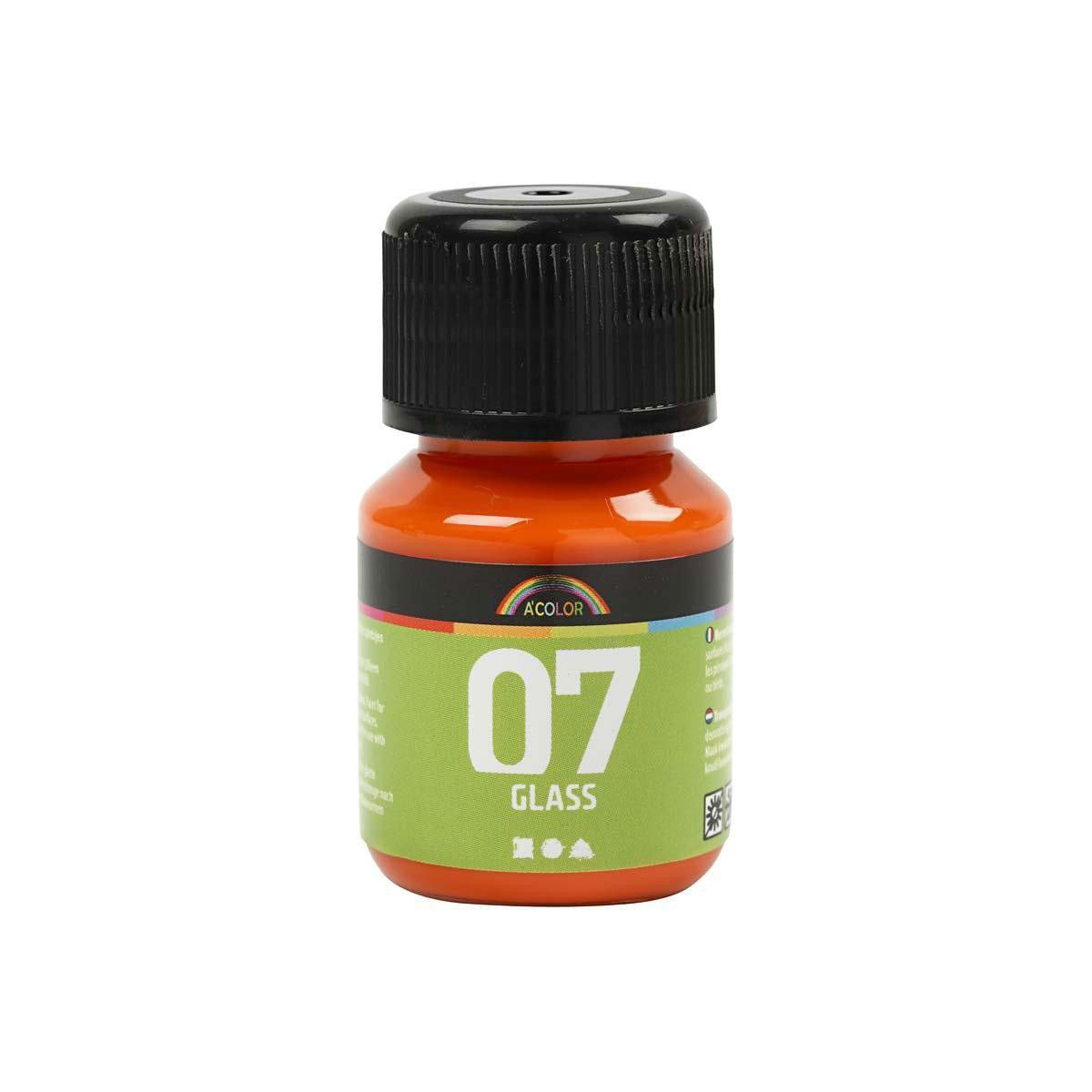 Creativ Company permanente Glasfarbe – Orange, 30 ml