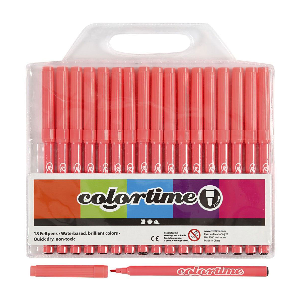 Creativ Company rosa Marker, 18 Stk.