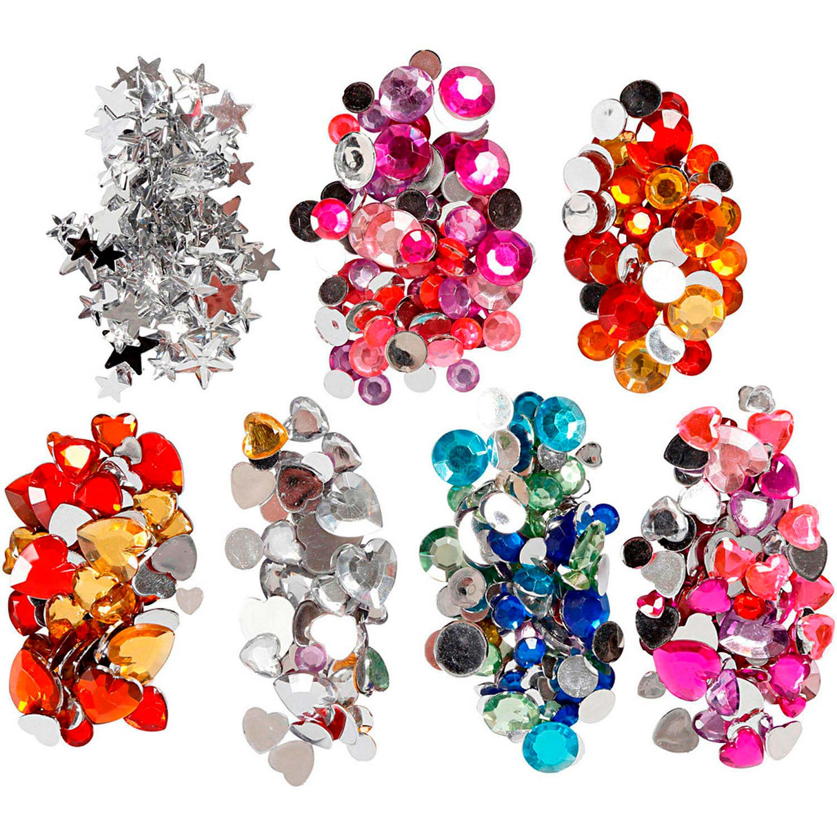 Kreativunternehmen https: www.cchobby.nl Rhinestones-in-display-box-round-stars-hearts-d-6-7-9-10-11-12-14-16-mm-blue-pink-silver-300-piece-1-box