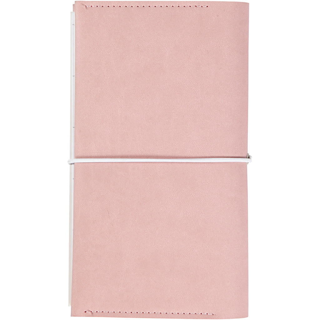 Kreativunternehmen https: www.cchobby.nl Planner-bulletjournal-size-10x18x1-5-cm-elastischer Verschluss-pink-1-teilig