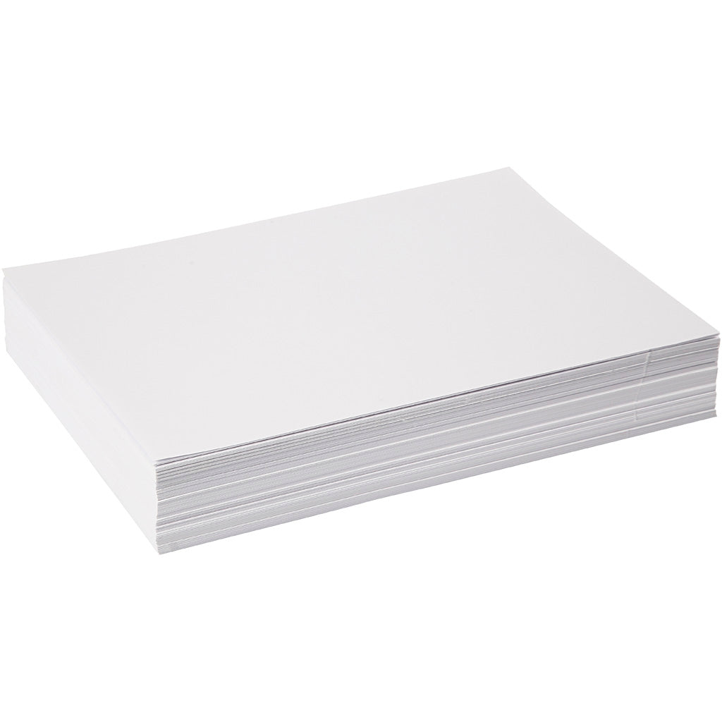 Creativ Company Zeichenpapier weiß A4 190gr 250 Blatt – Hobbypapier.
