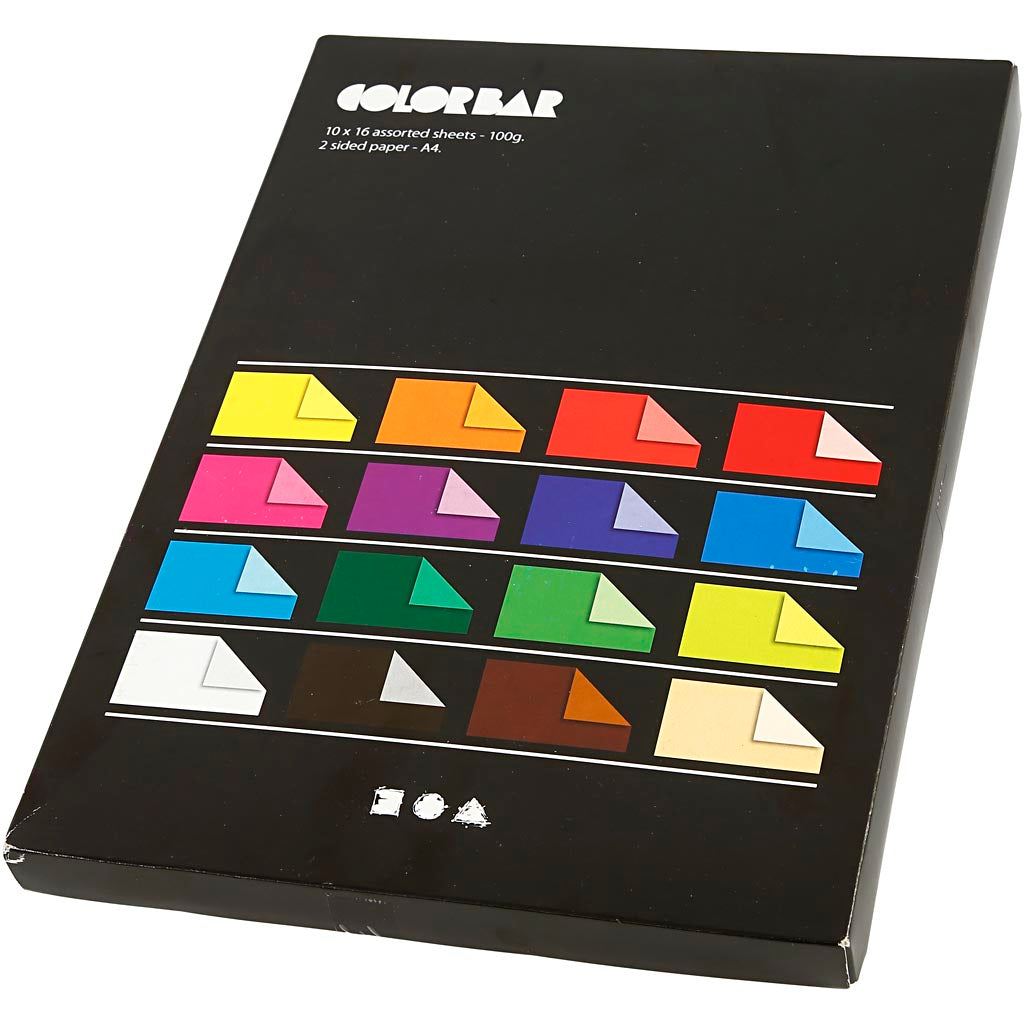 Kreativunternehmen https: www.cchobby.nl color-bar-paper-a4-vel-210x297-mm-100-gr-diverse-colours-16x10-vel-1-doos