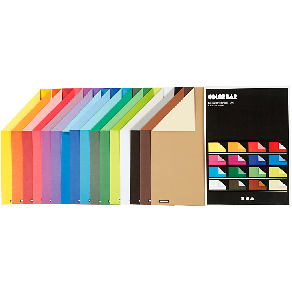 Kreativunternehmen https: www.cchobby.nl color-bar-paper-a4-vel-210x297-mm-100-gr-diverse-colours-16x10-vel-1-doos