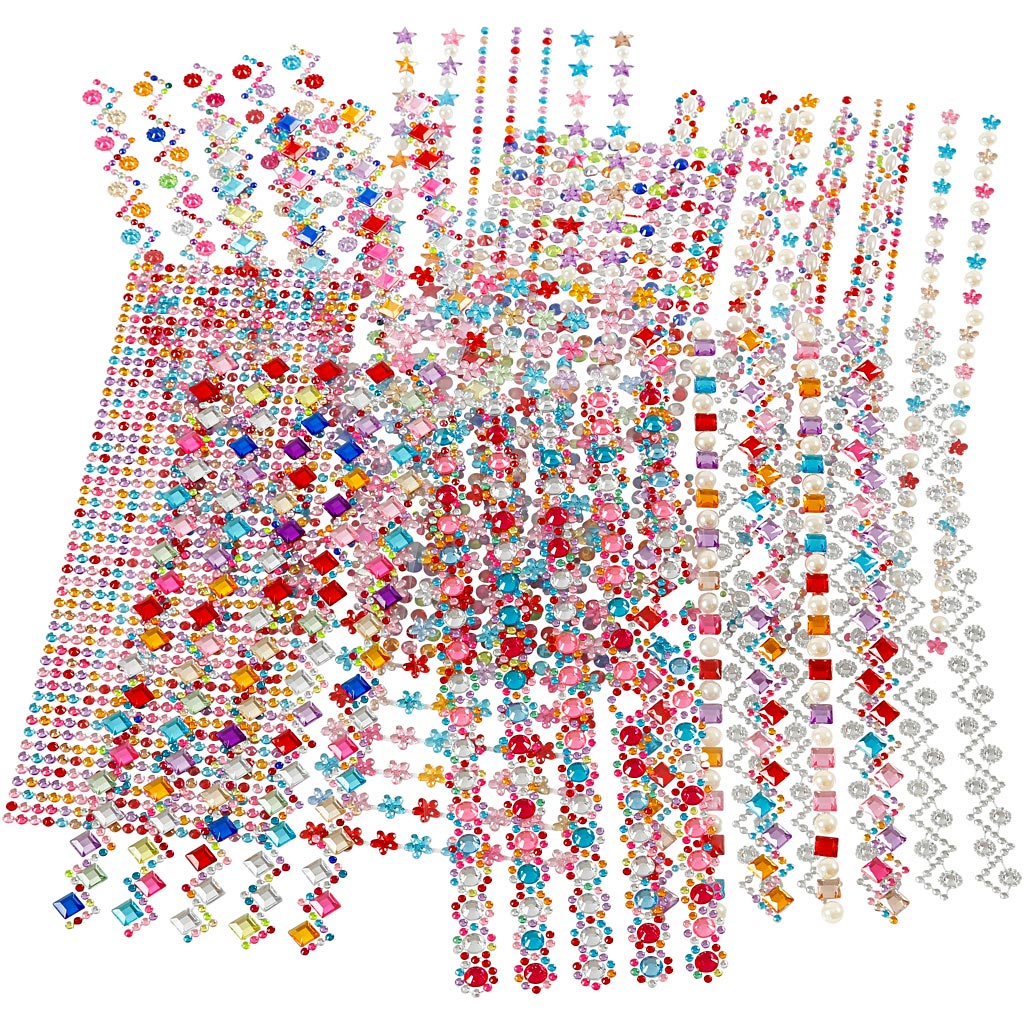 Kreativunternehmen https: www.cchobby.nl Rhinestones-d-2-10-mm-sheet-27x9-cm-content-can-vary-12-div-vellen-1-doos