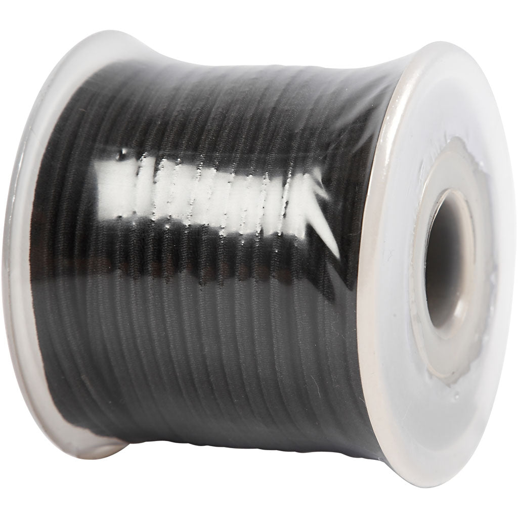 Creativ Company Elastikstärke 2mm schwarz, 25m