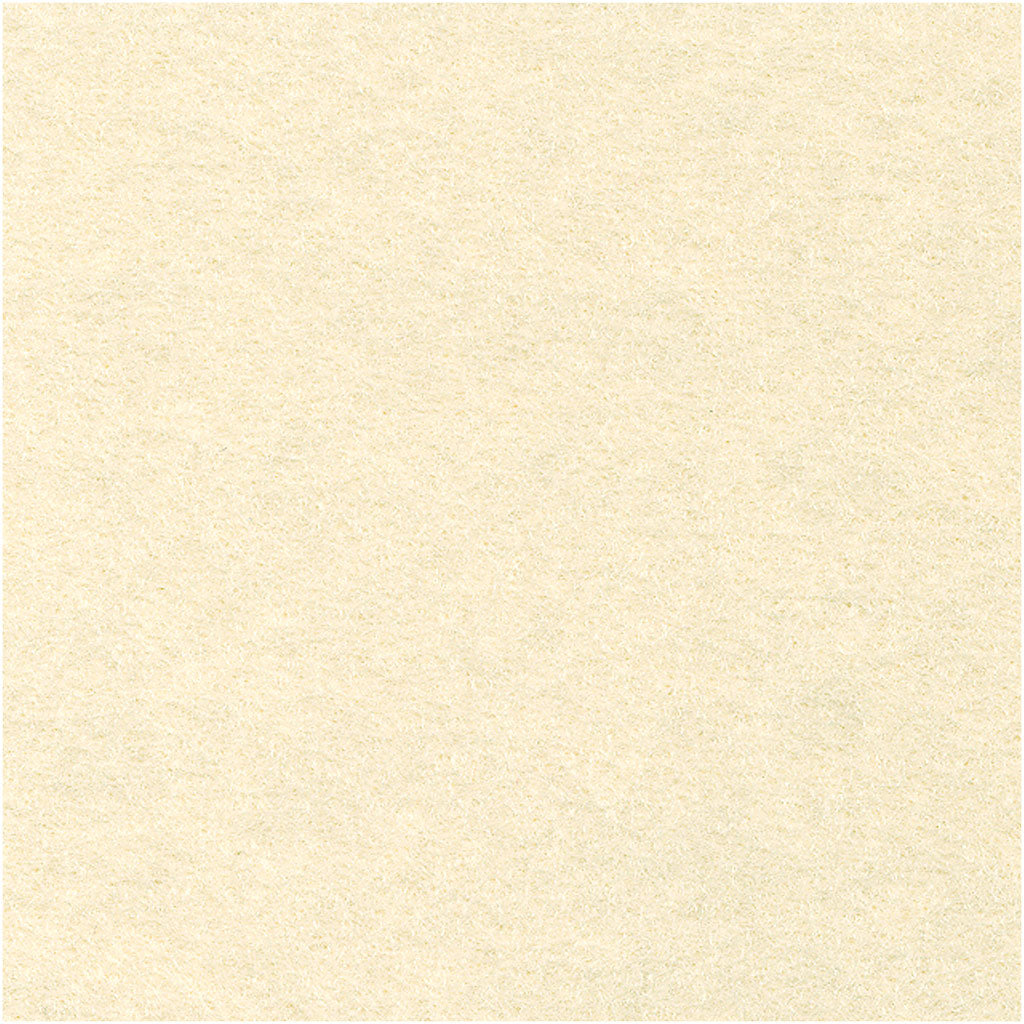 Creativ Company Hobbyfilz cremefarben A4, 10 Blatt