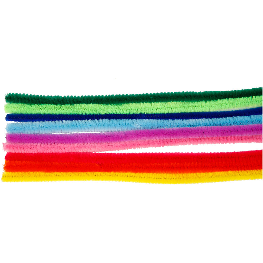 Https: www.cchobby.nl chenille-l-30-cm-dicke-9-mm-verschiedene-farben-25-div-1-box