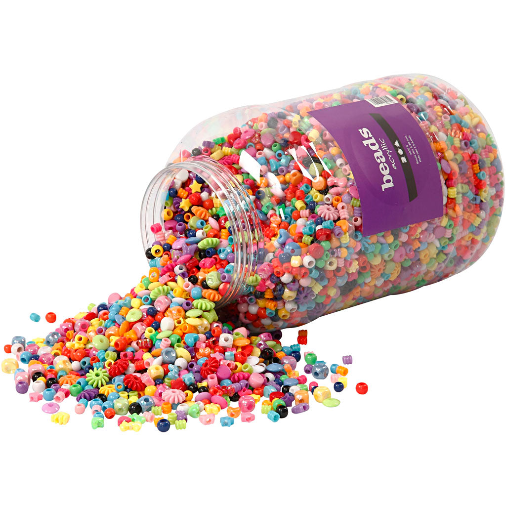 Kreativunternehmen https: www.cchobby.nl Bucket-with-plastic-beads-size-6-20-mm-hole-size-1-5-6-mm-ca-8100-piece-3000-gr-5700-ml-1-bucket