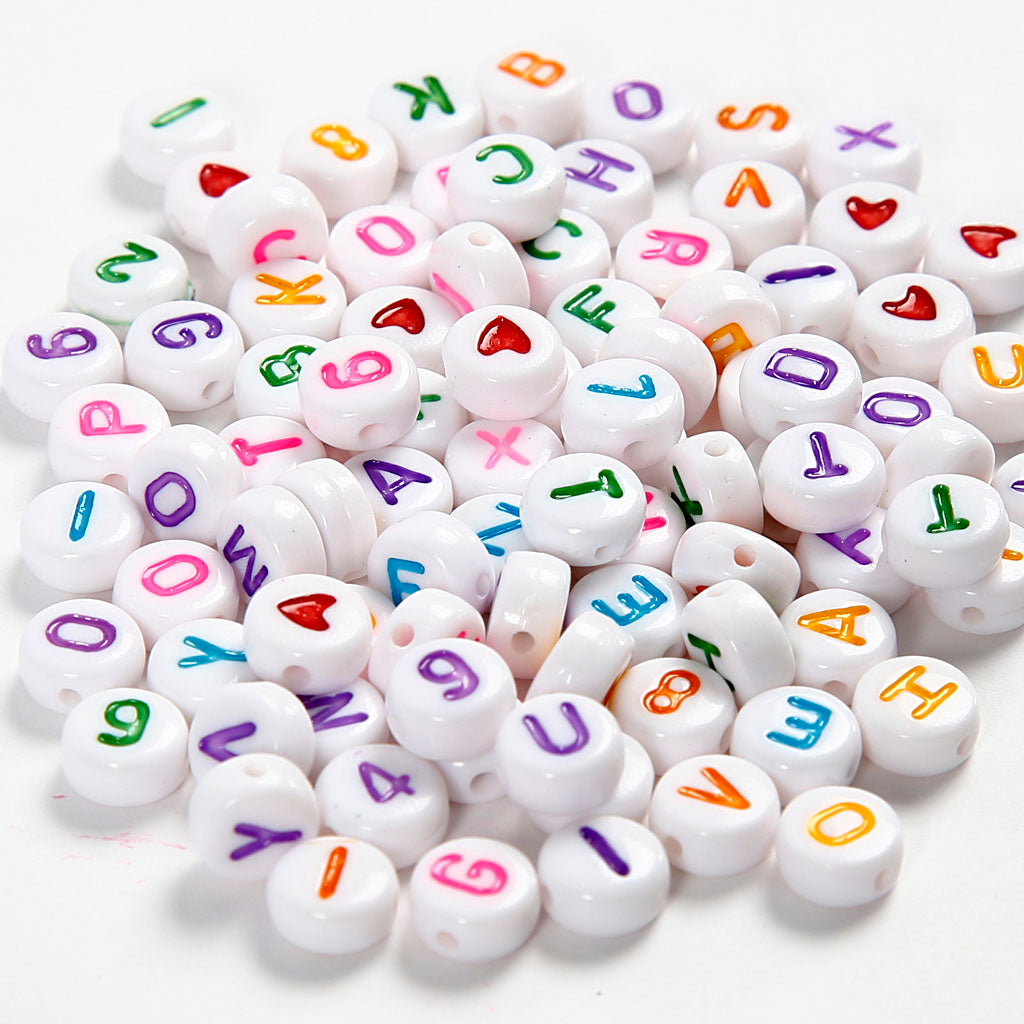 Kreativunternehmen https: www.cchobby.nl letterbeads-size-7-mm-holesize-1-2-mm-ca. 200-piece-white-25-gr-1-box-699070