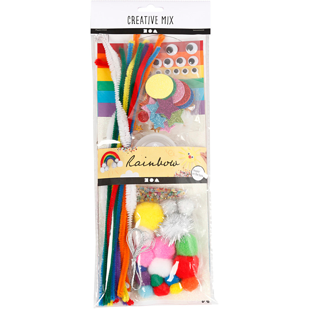 Creativ Company Hobby Grundmaterialien Regenbogen-Set