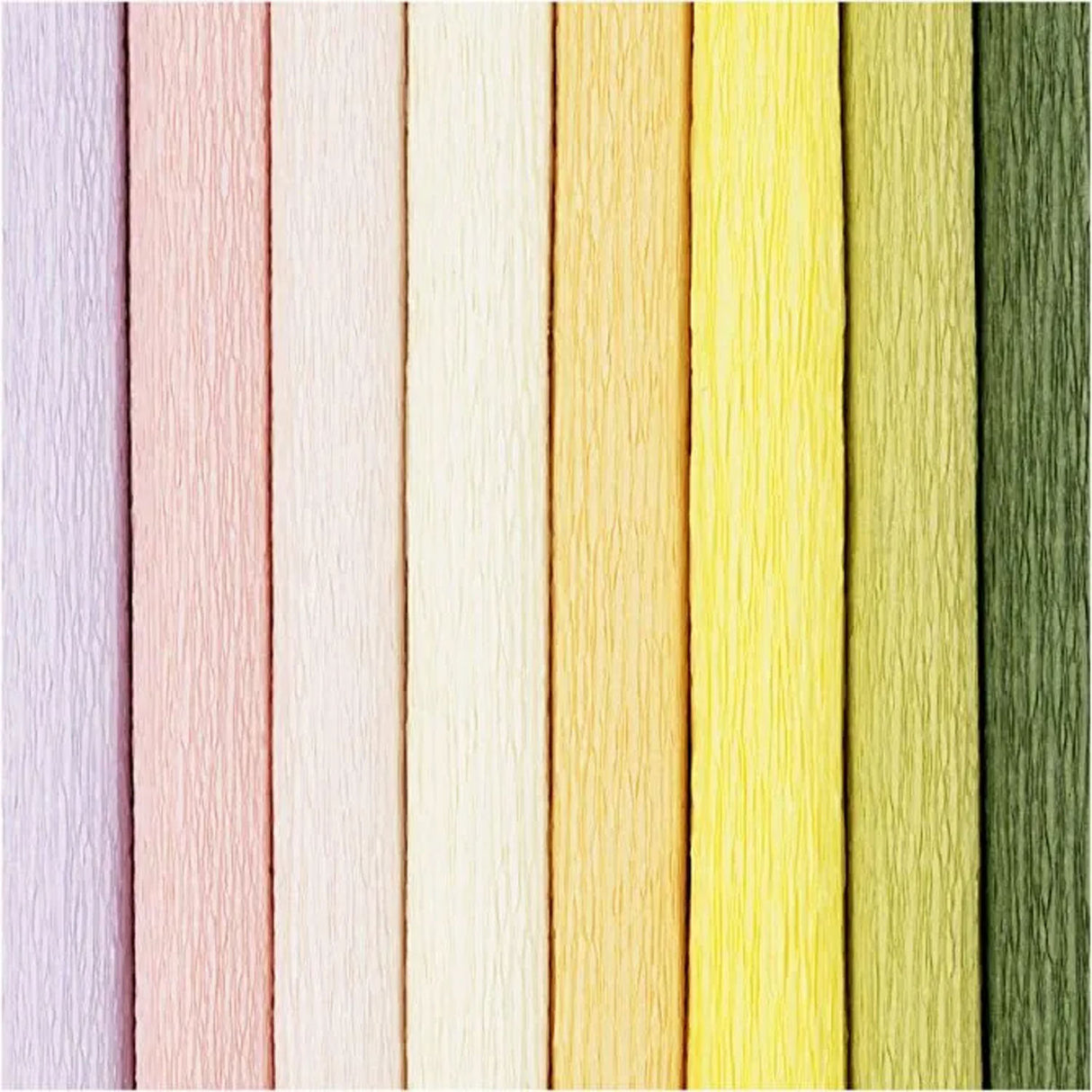 Creativ Company Krepppapier Pastellfarben, 8 Blatt