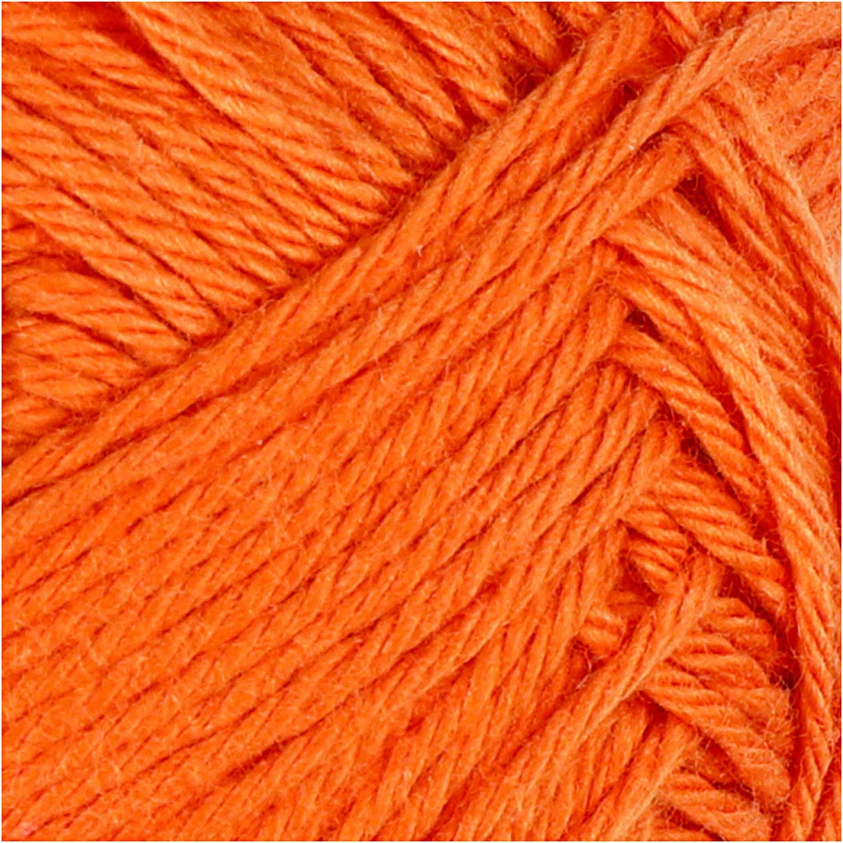 Creativ Company Baumwollgarn, Orange, 50gr, 170m