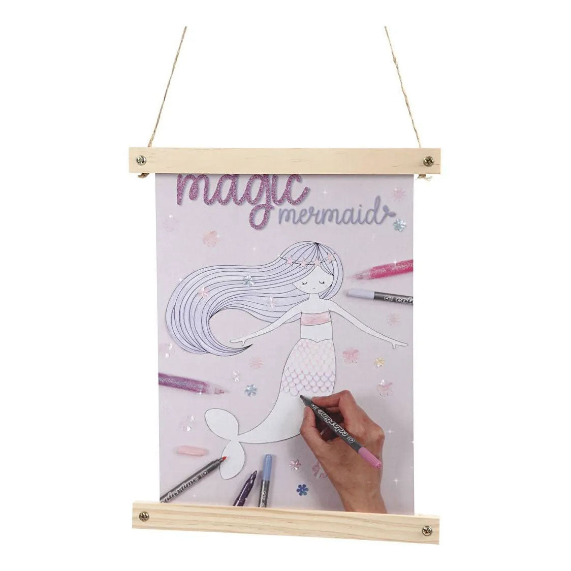 Creativ Company Holz-Posteraufhänger für A4-Format.