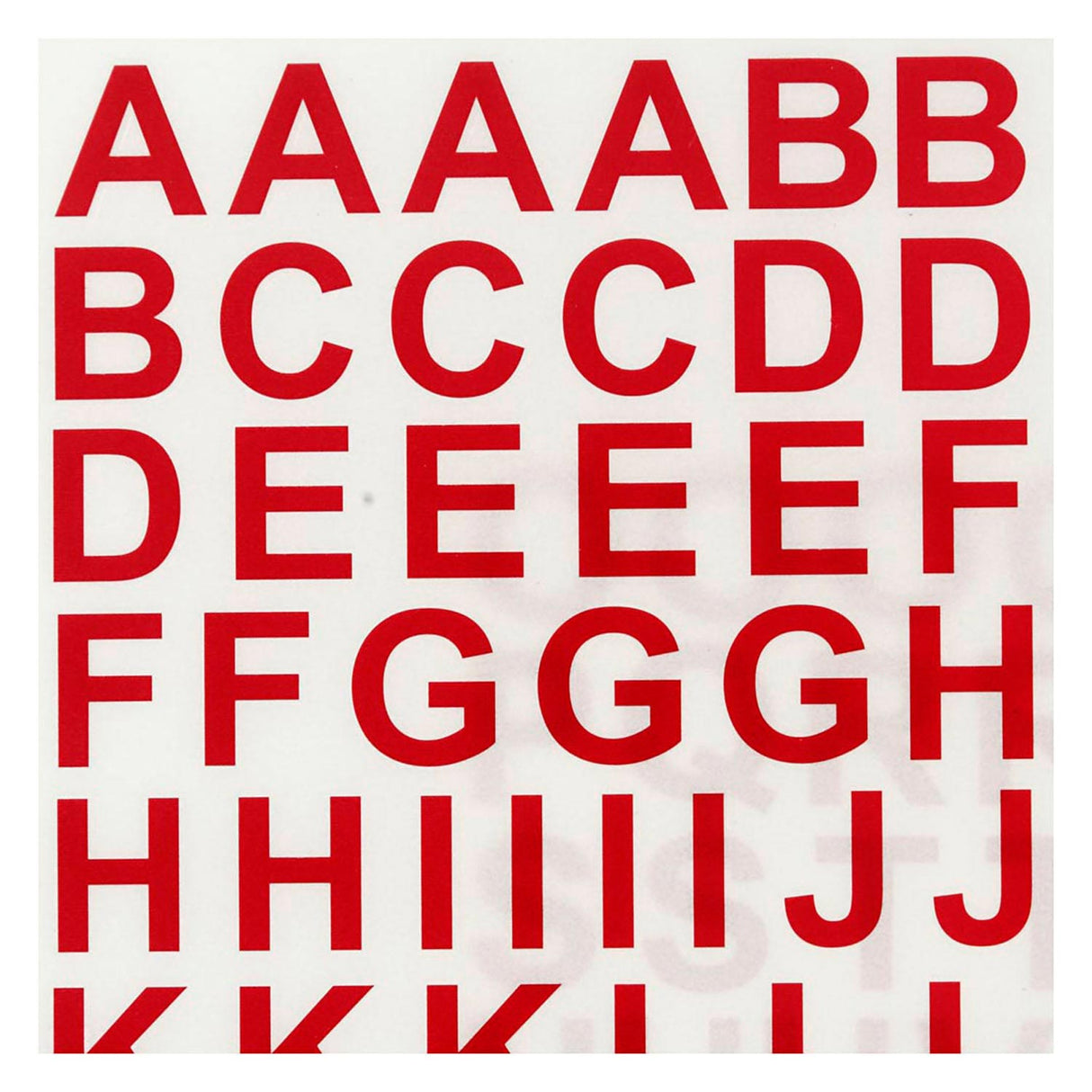 Creativ Firmenaufkleber Buchstaben Zahlen