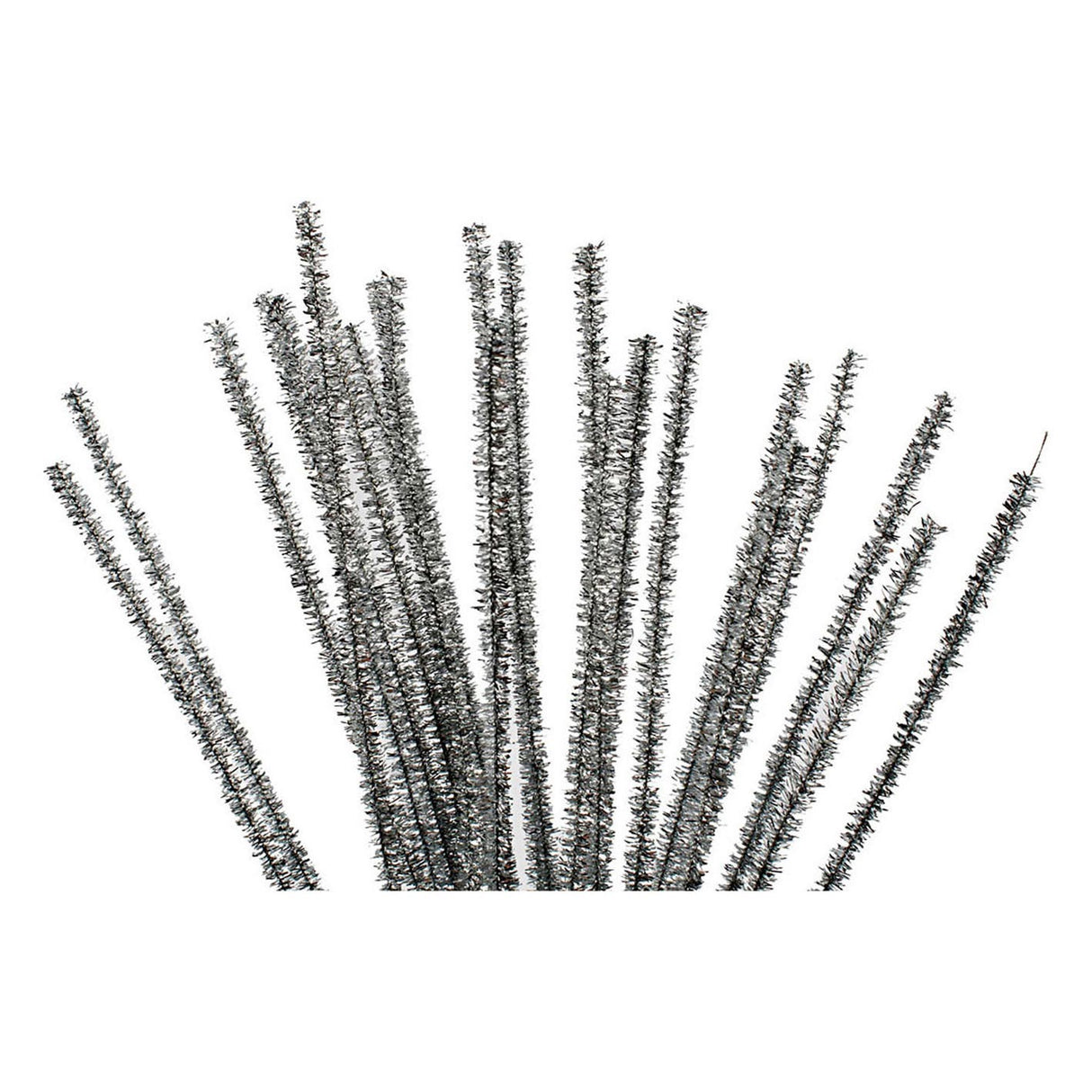 Kreativunternehmen https: www.cchobby.nl chenille-l-30-cm-thickness-6-mm-glitter-silver-24-piece-1-box