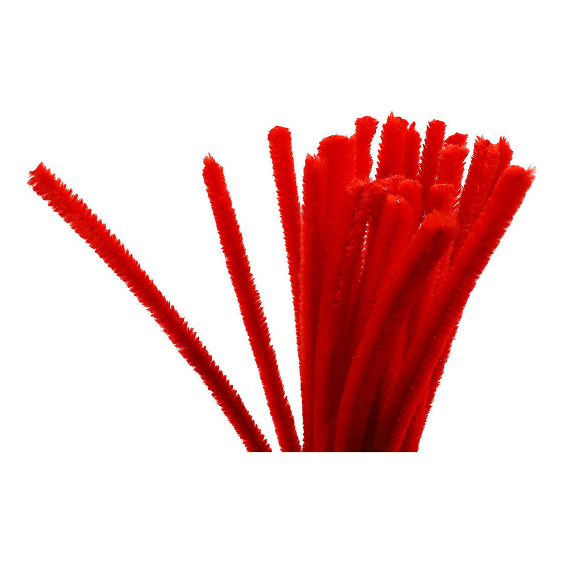 Kreativfirma Chenilled Wire Red 30 cm, 25st.