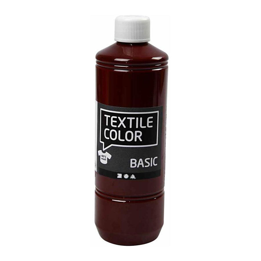 Kreativfirma Textilfarbe Farbe - Brown, 500 ml