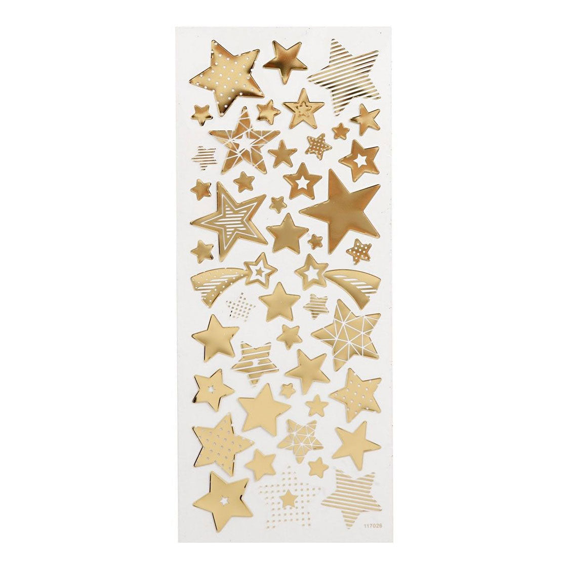 Creativ Company Sticker Gold Stars, 1 Blatt