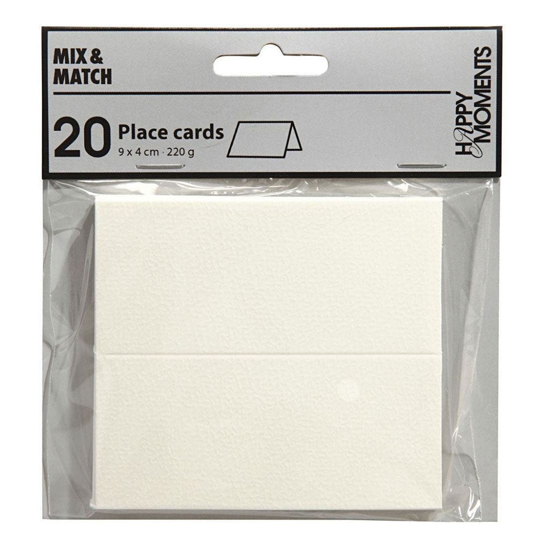 Kreativunternehmen https: www.cchobby.nl namenskarten-größe-9x4-cm-220-gr-weiß-20-stück-1-box