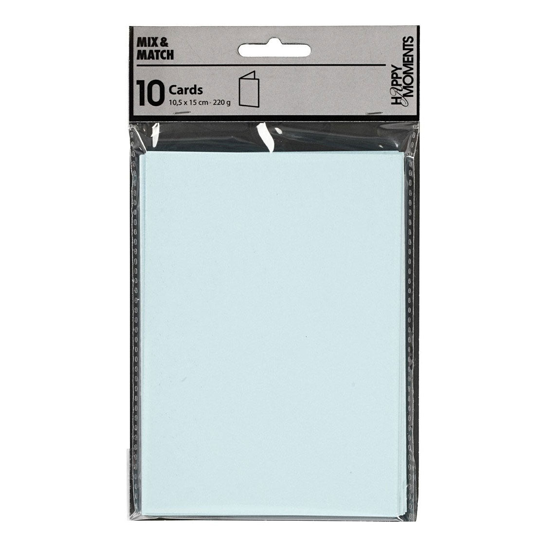 Creativ Company -Karten hellblau 10.5x15cm, 10st.
