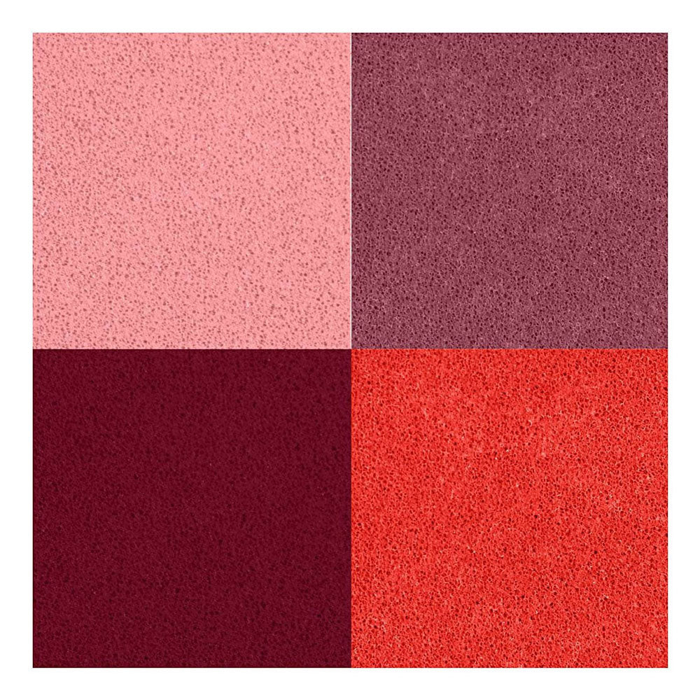 Stempeltinte der Firma Creativ, Pfirsich, Rosa, Hellrosa, Dunkelrosa, H: 2 cm, Größe 3,5x3,5 cm, 4 Stück 1 Box