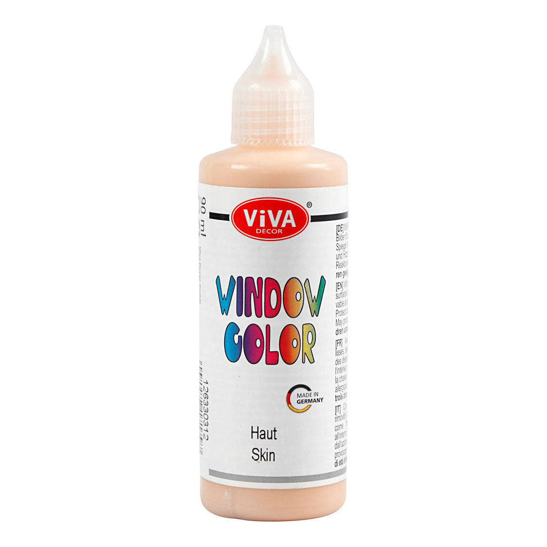 Creativ Company Fenster Farbaufkleber und Glasfarbe - leichter Beige, 90 ml