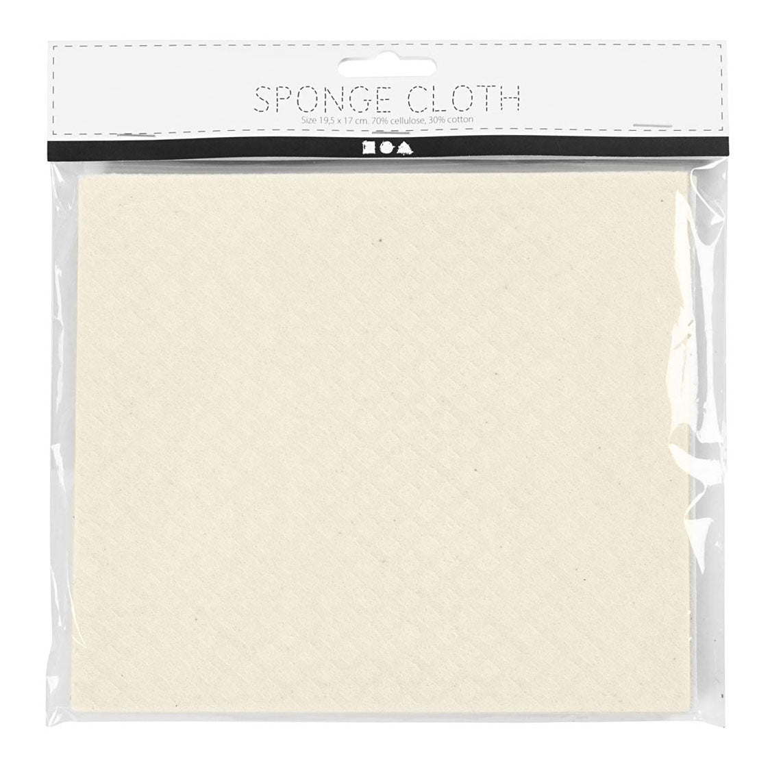 Kreativunternehmen https: www.cchobby.nl Sponge-cloth-size-17x19-5-cm-off-white-3-piece-1-box