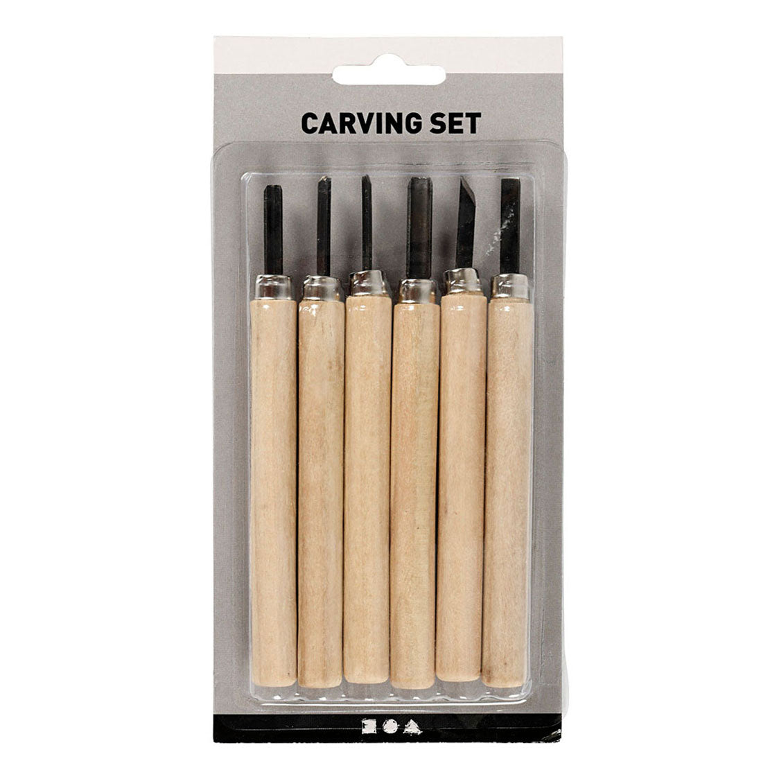 Kreativunternehmen https: www.cchobby.nl Holzschnitzerei-Set, 6-teilig, 1 Box