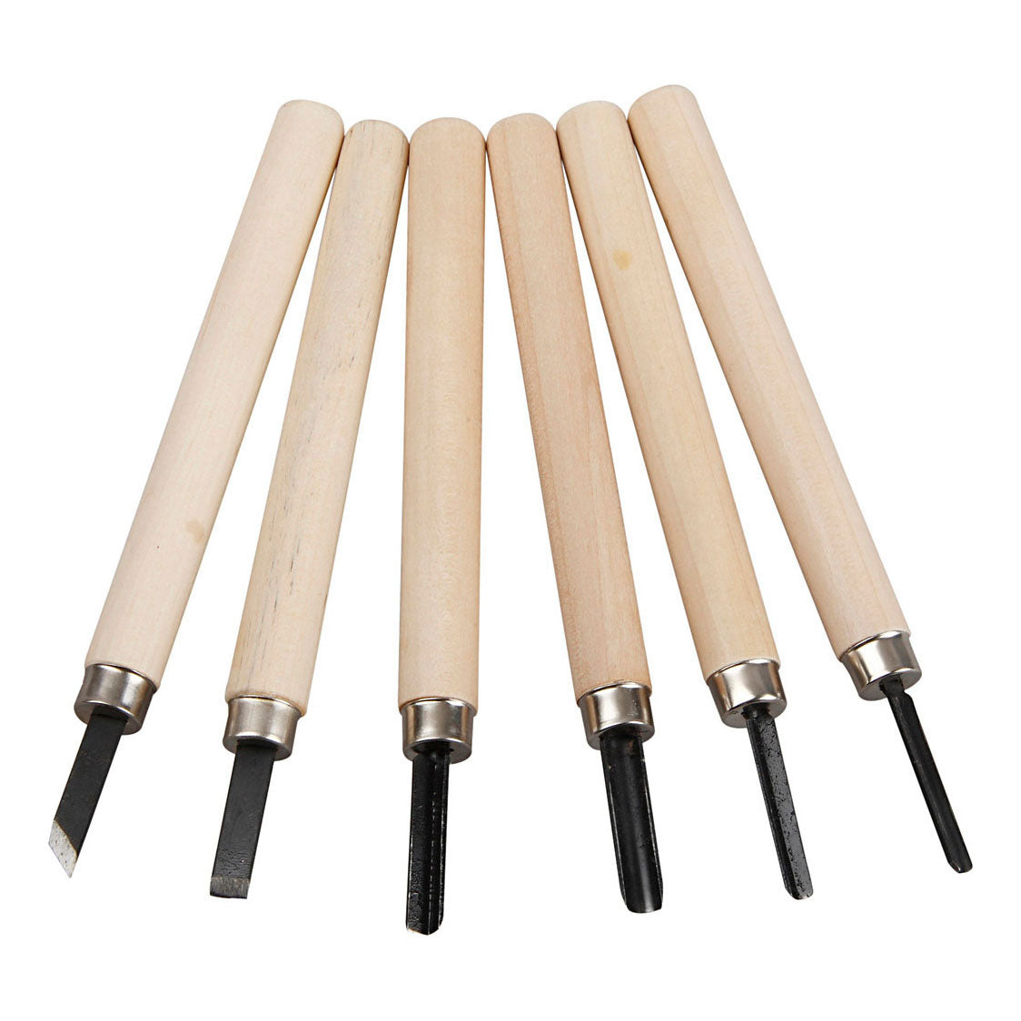 Kreativunternehmen https: www.cchobby.nl Holzschnitzerei-Set, 6-teilig, 1 Box
