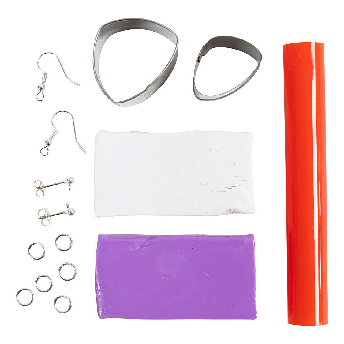 Creative Company Mini-Hobby-Set, Schmuckohrringe, lila