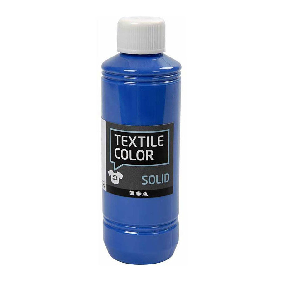Kreativfirma Textilfarbe Deckung Textilfarbe - Brilliant Blue, 250 ml