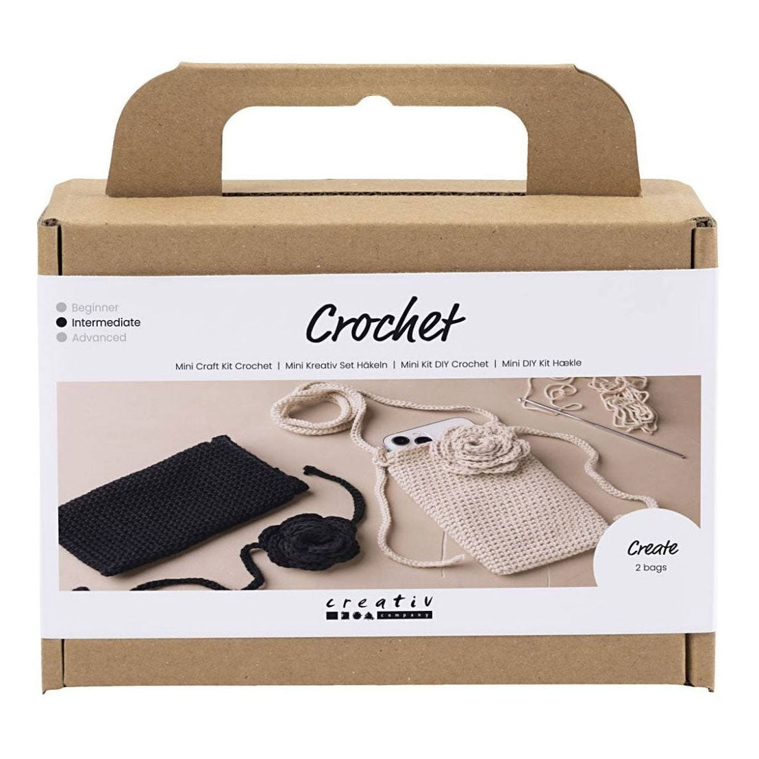 Kreativunternehmen https: www.cchobby.nl mini-hobbyset-crochet-bag-with-rose-1-box