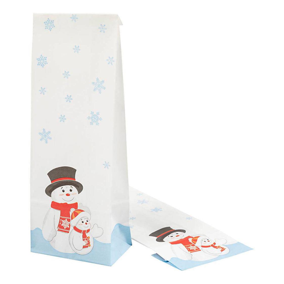 Creativ Company Papiertüte mit Weihnachtsmotiv, 100 Stück.