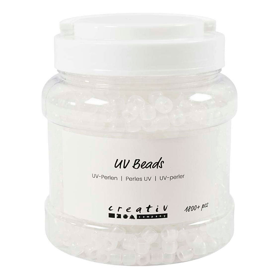 Kreativunternehmen https: www.cchobby.nl uv-beads-l-6-mm-d-8-mm-hole size-4-mm-ca. 1800-piece-various-colors-320-gr-700-ml-1-box