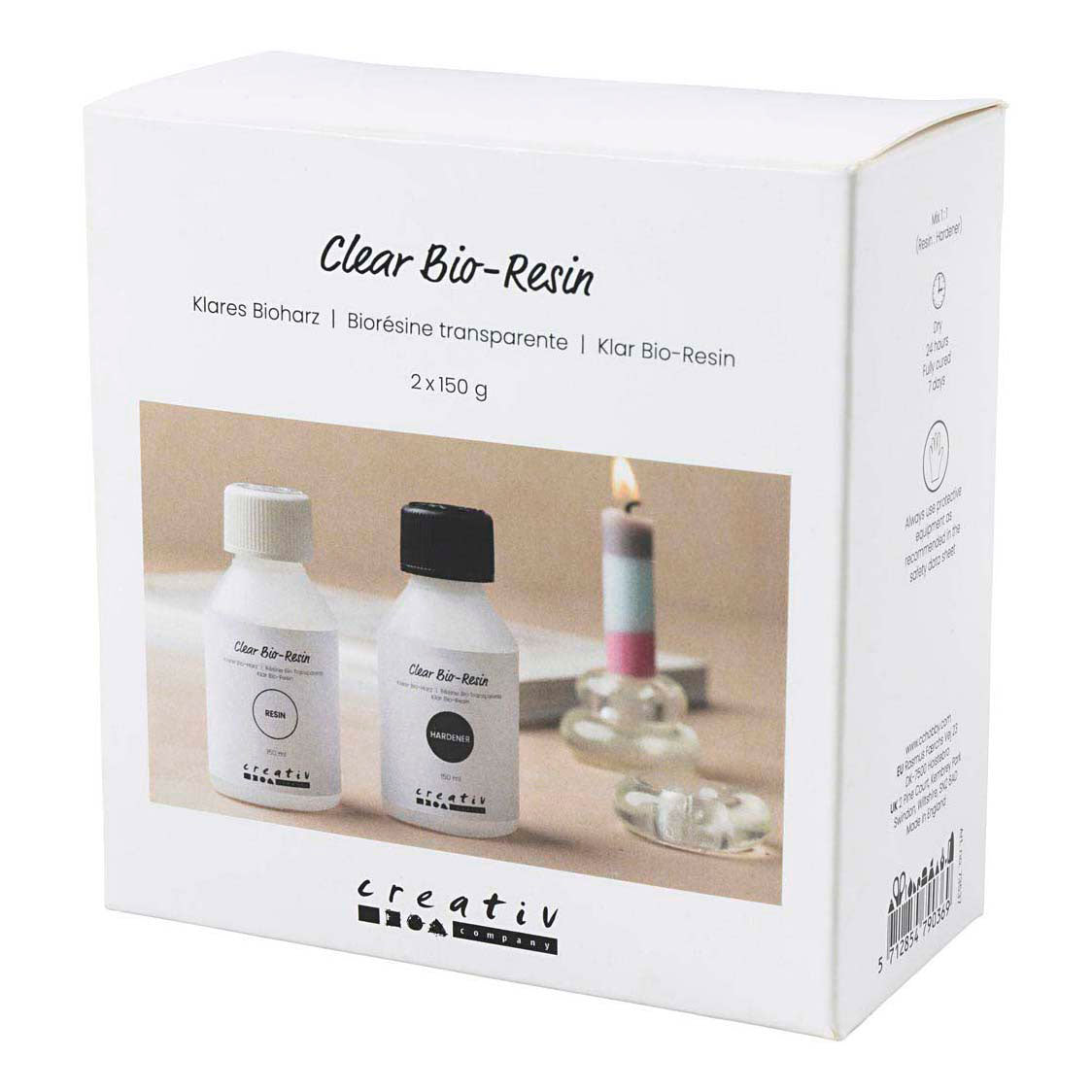 Kreativunternehmen https: www.cchobby.nl transparent-bio-resin-clear-2x150-ml-1-box