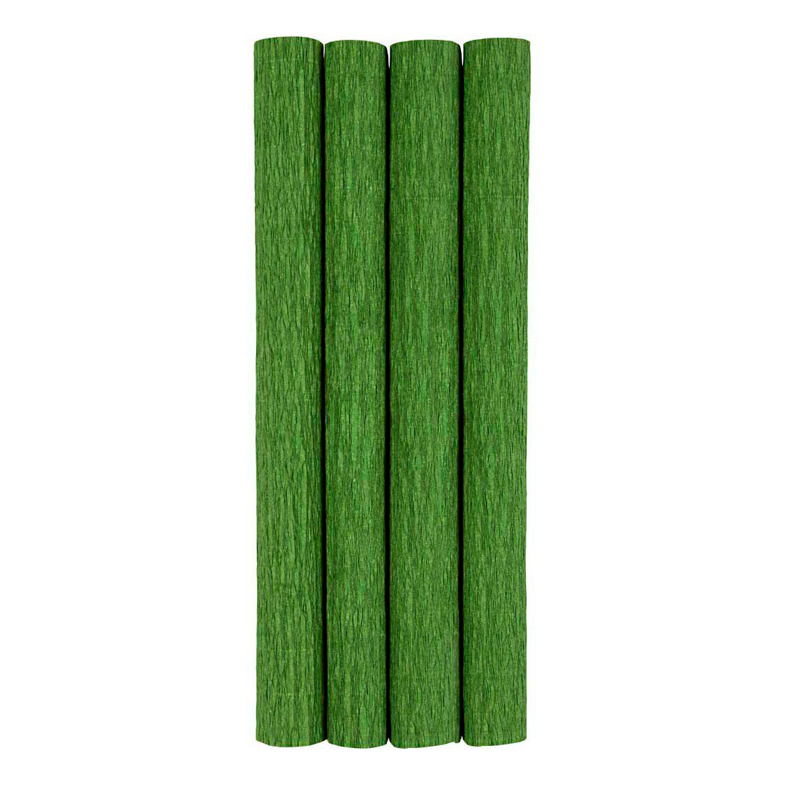 Creativ Company Krepppapier, Blatt 25 x 60 cm, Kreppverhältnis: 180 %, 105 g, Limettengrün, 4 Blatt 1 Karton