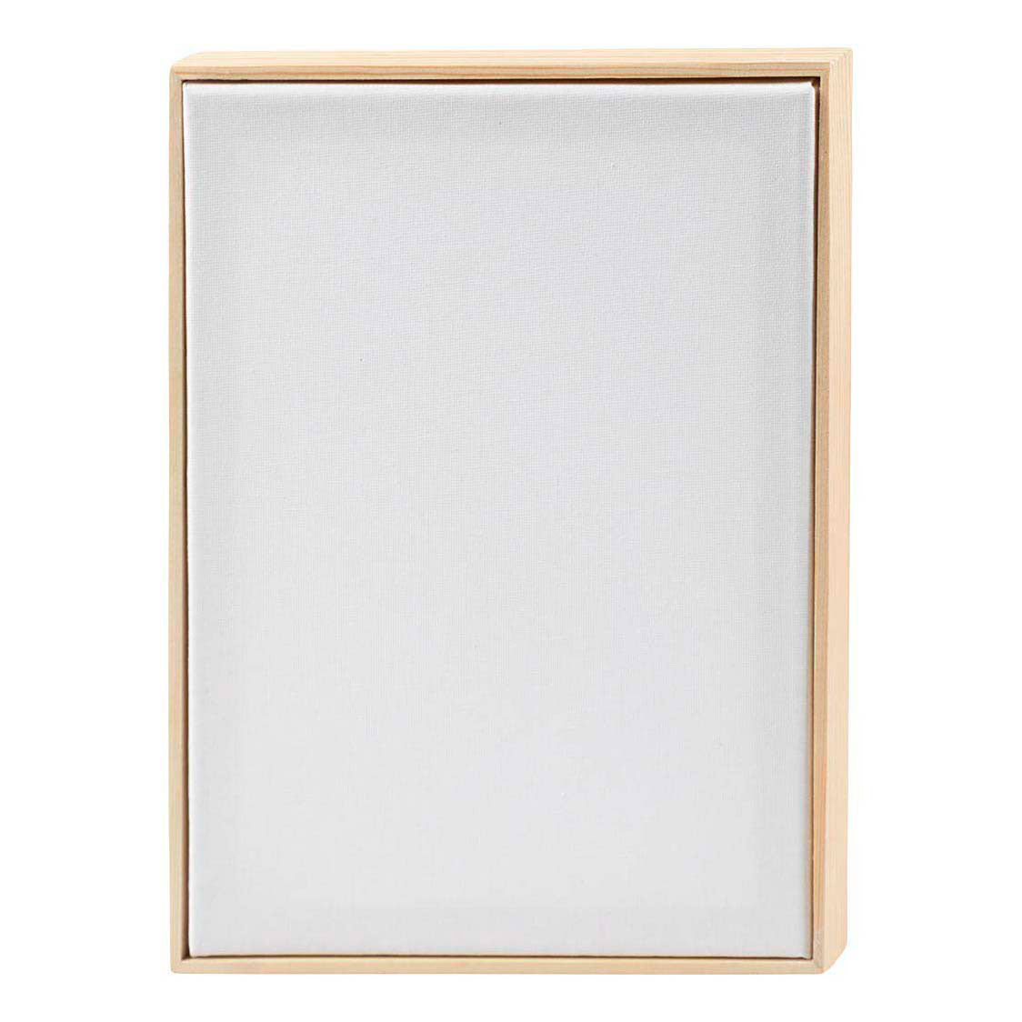 Creativ Company Keilrahmen mit Rahmen, A4, Größe 21x29,7 cm, 280 g, weiß, 1 Stück
