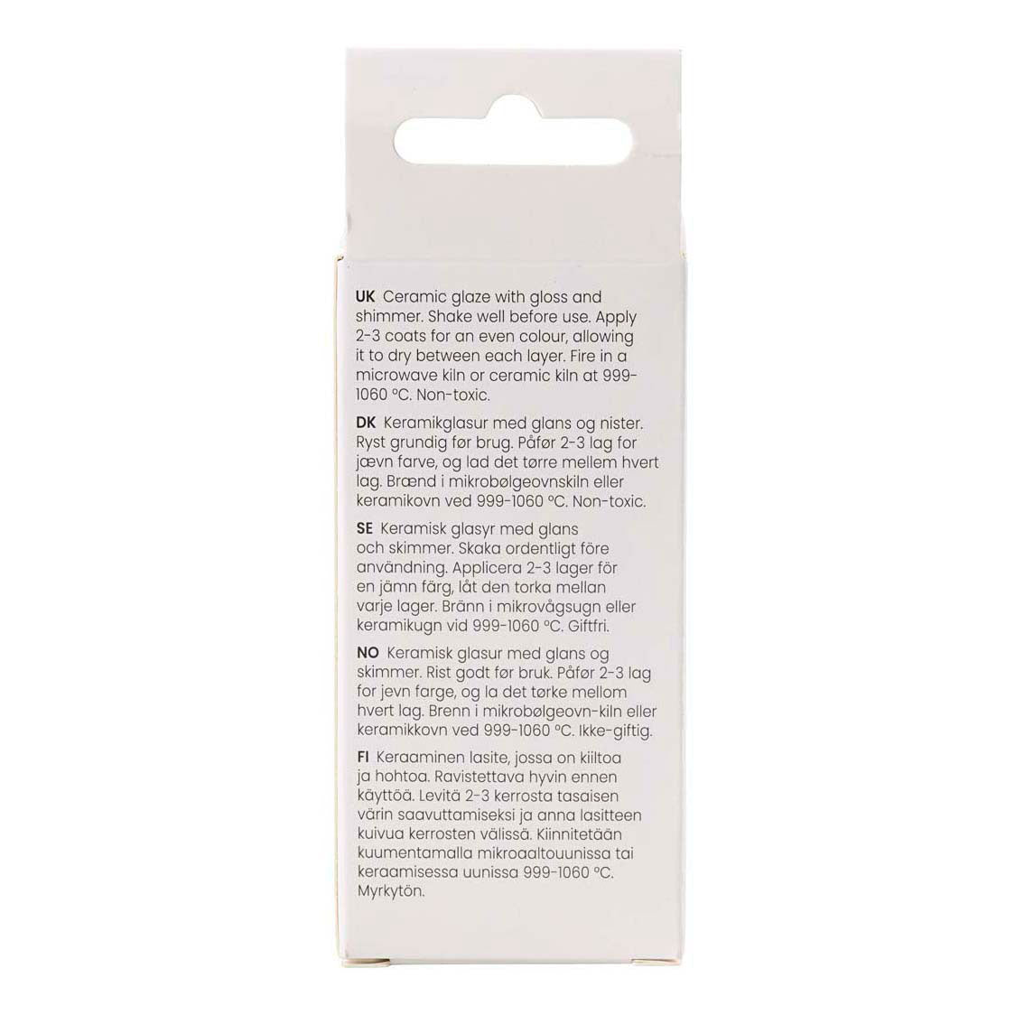 Creativ Company gesprenkelte Keramikglasur, 999–1060 °C, undurchsichtig, pinkfarben, 60 ml, 1 Flasche