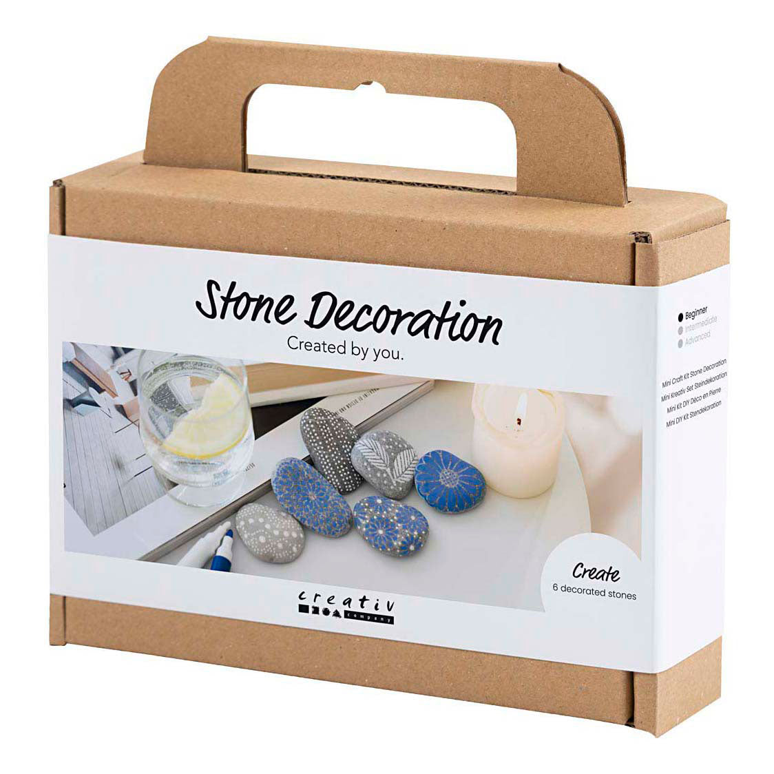 Kreativunternehmen https: www.cchobby.nl mini-hobbyset-steen decoration-blue-1-box