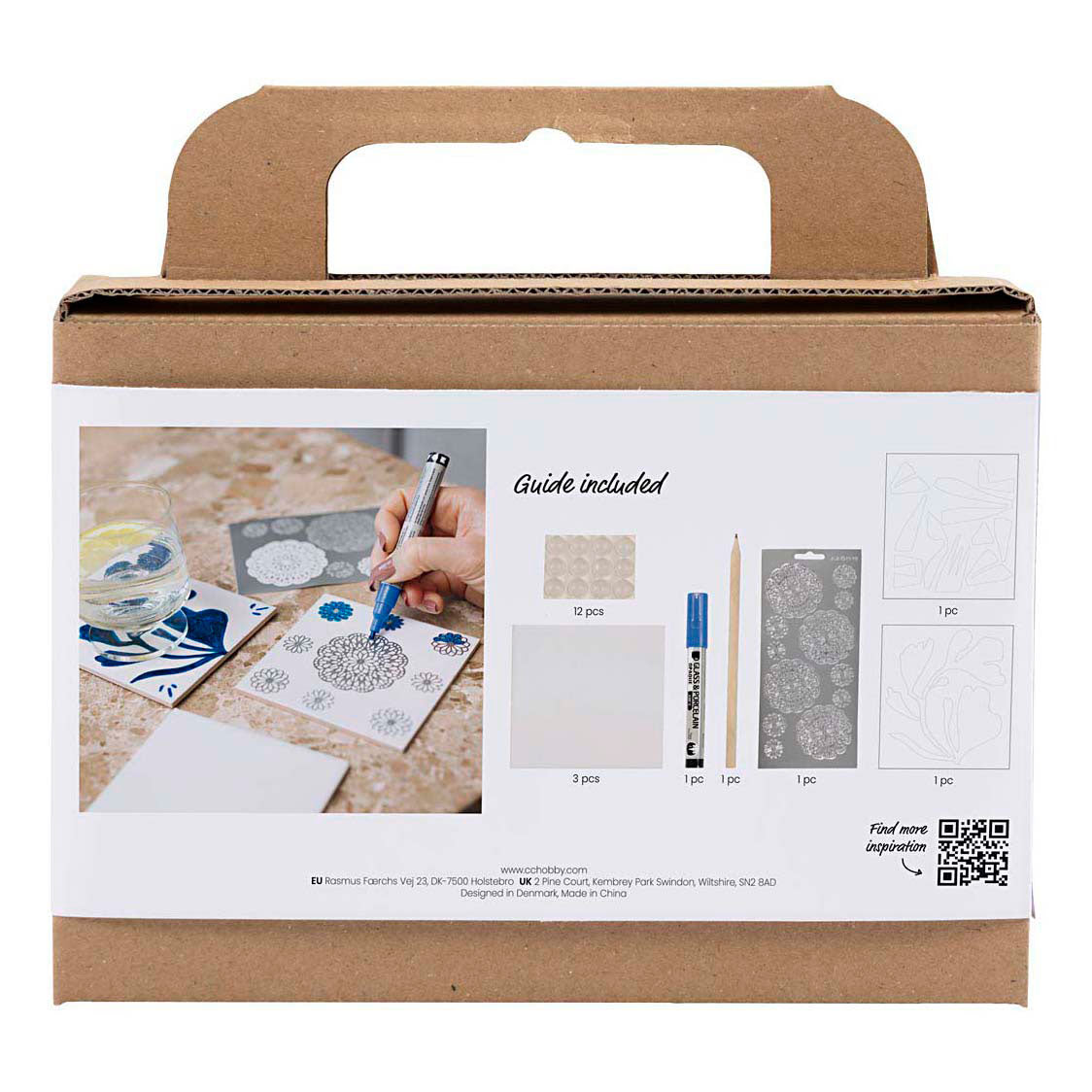 Kreativunternehmen https: www.cchobby.nl mini-hobbyset-decoration-porcelain-coasters-blue-1-box
