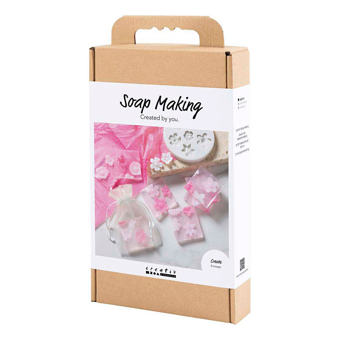 Creativ Company Hobby-Set Seifenherstellung Blumen rosa