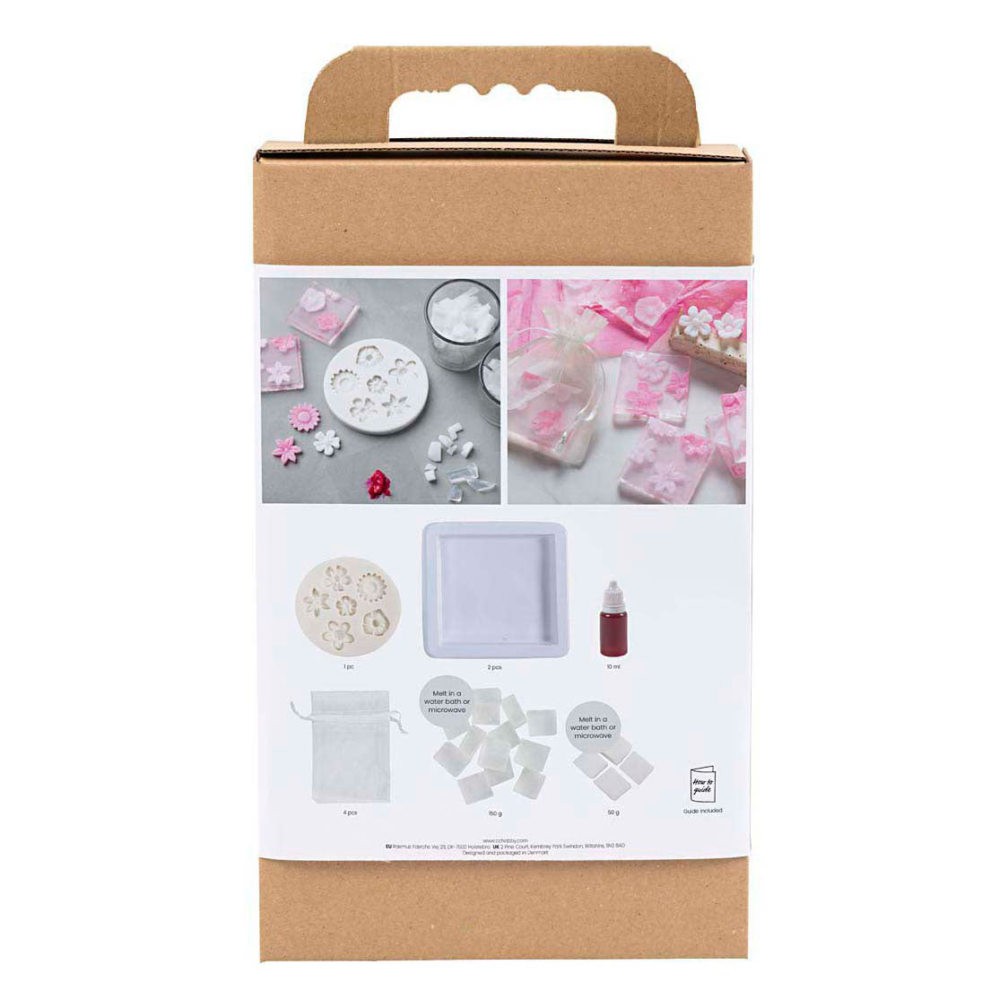 Creativ Company Hobby-Set Seifenherstellung Blumen rosa