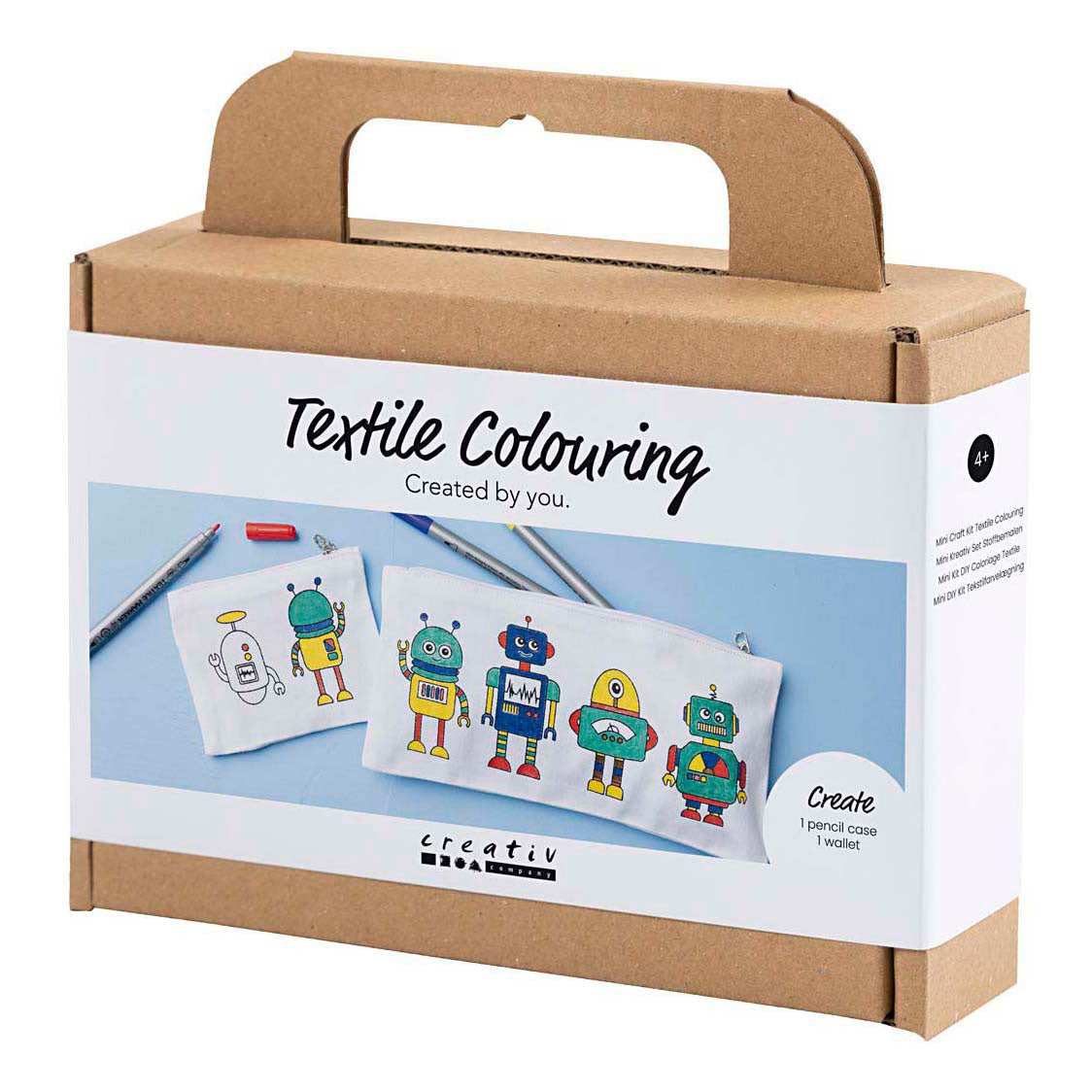 Kreativunternehmen https: www.cchobby.nl mini-hobbyset-textile-decoration-robot-primary-colors-1-box