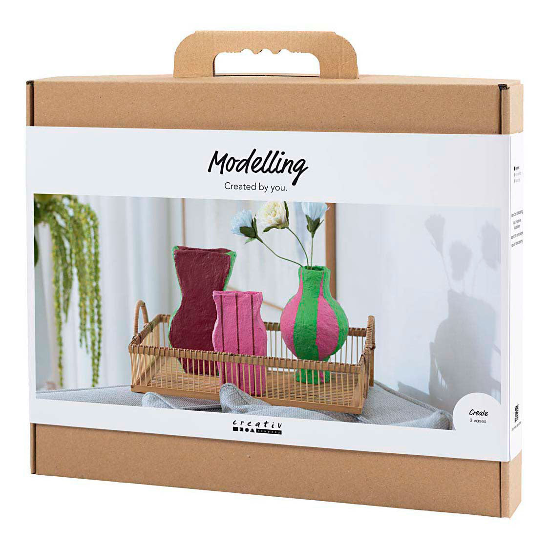 Kreativunternehmen https: www.cchobby.nl maxi-hobbyset-boetseren-vazen-van-papier-mache-diverse-colours-1-doos