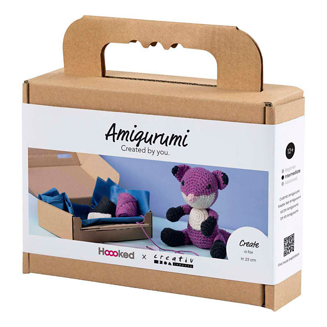 Kreativunternehmen https: www.cchobby.nl hobbyset-amigurumi-vos-zwart-plum-1-doos