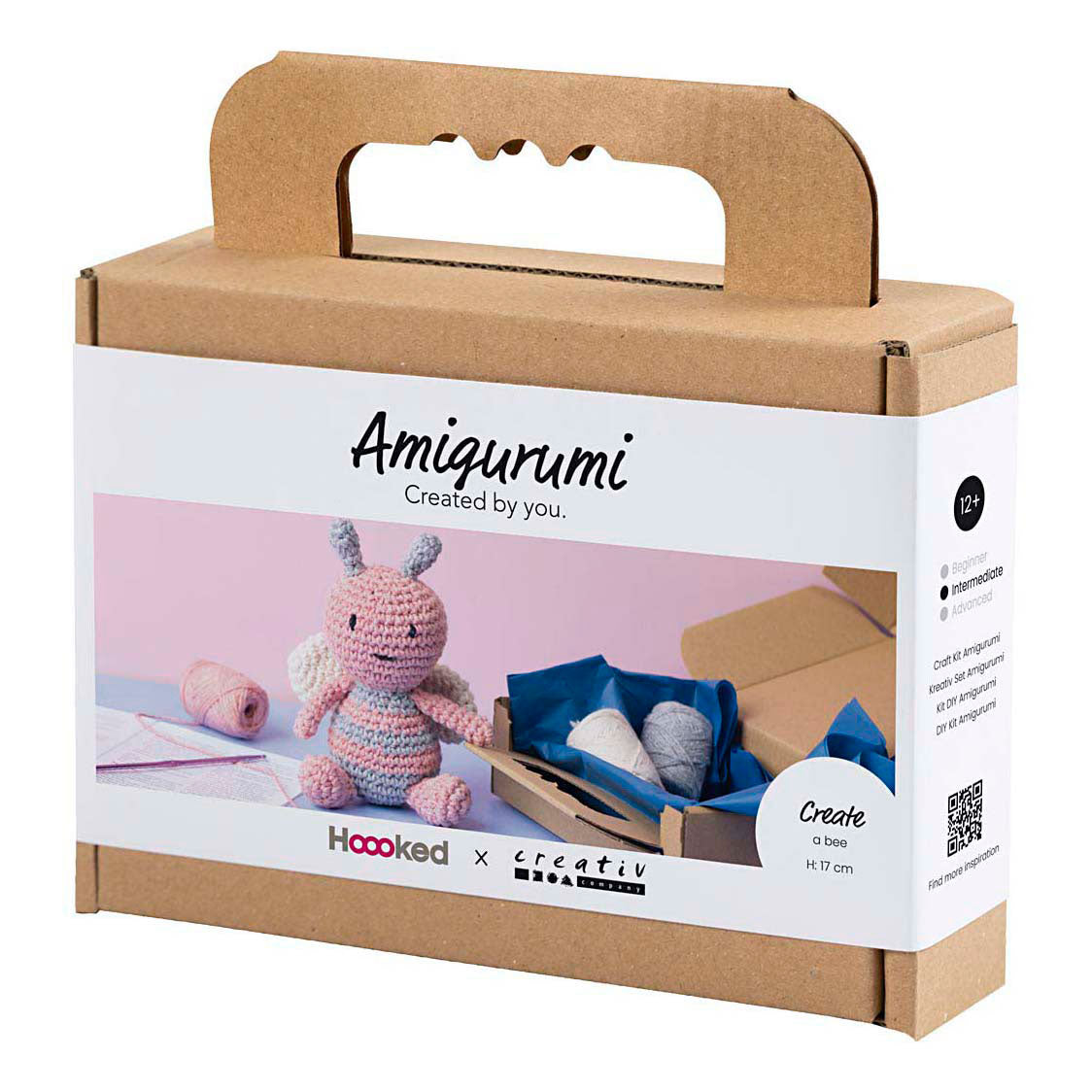 Kreativunternehmen https: www.cchobby.nl hobbyset-amigurumi-honeybee-pastelcolors-1-box
