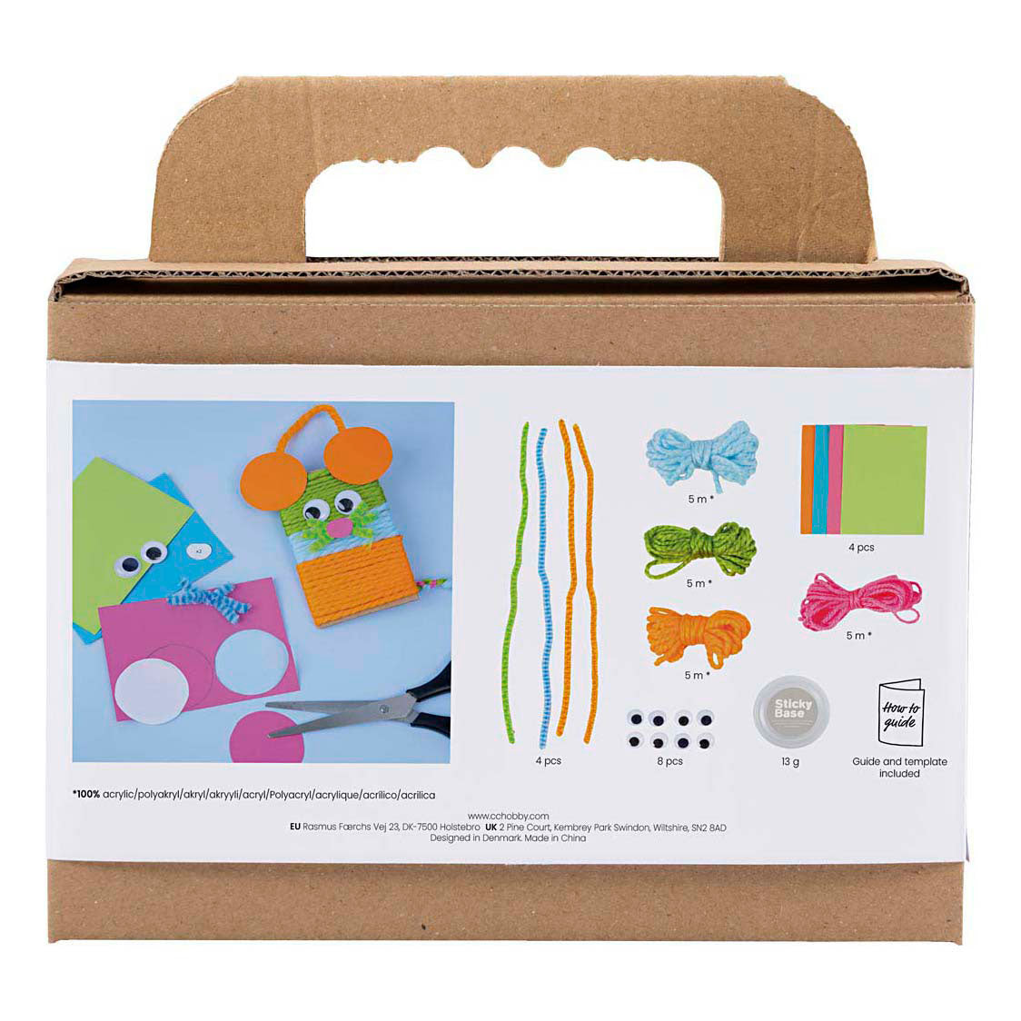 Kreativunternehmen https: www.cchobby.nl mini-hobbyset-decoration-mice-and-owls-various-colors-1-box